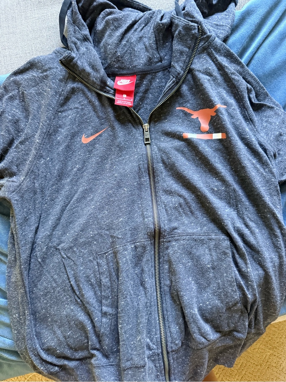 Nike Womens Zip-Up Hoodie Longhorns